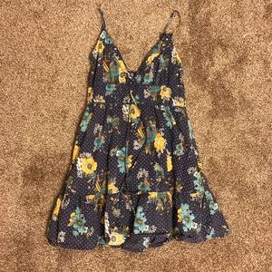 Floral polka dot sundress